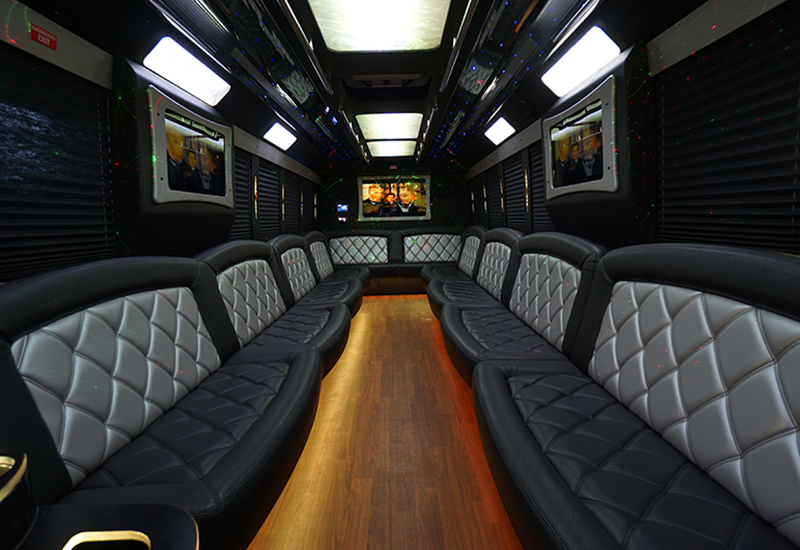 bar on party bus